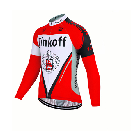 Abbigliamento Tinkoff 2017 Manica Lunga e Pantaloncino Con Bretelle rosso - Clicca l'immagine per chiudere